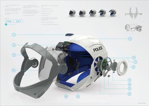 Robocop’s Helmet in real life