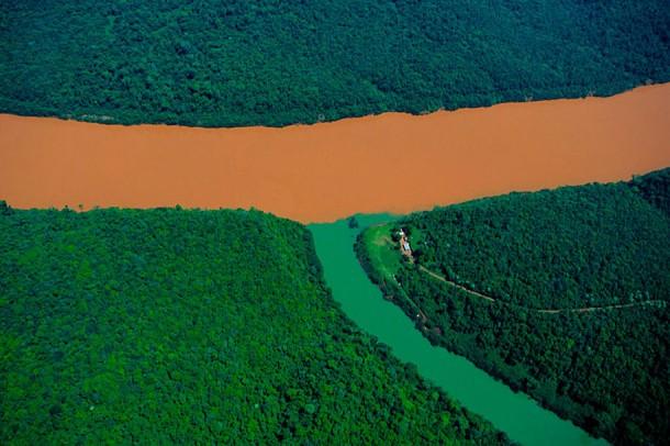 24. Confluence of the Rio Uruguay and a Tributary, Misiones Province, Argentina