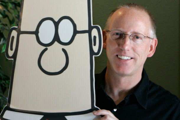 1. Scott Adams, creator of Dilbert