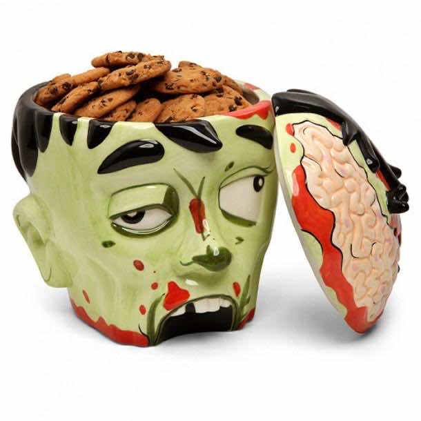1. Zombie Head Cookie Jar