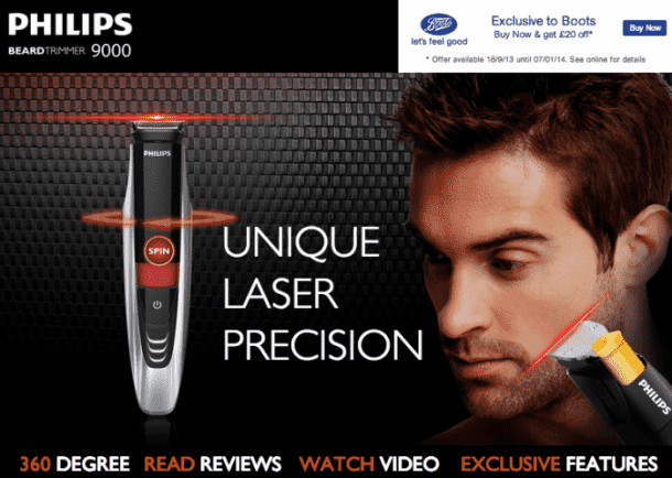 2. Philips Norelco Beard trimmer Series 9000