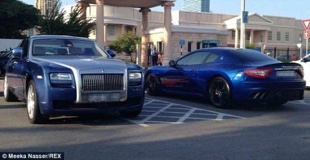 9 Rolls Royce and a Maserati