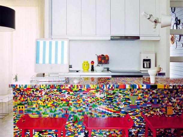 1. Lego Kitchen Island