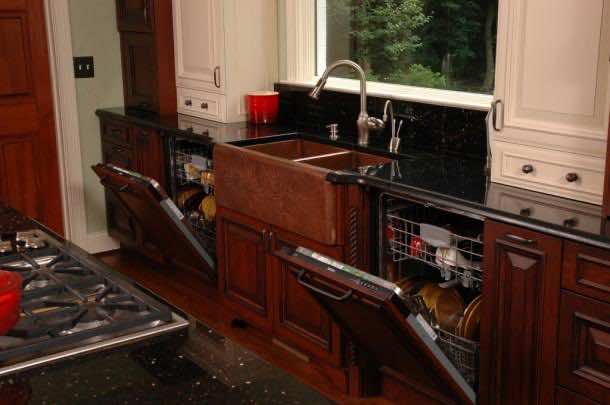7. Have two dishwashers instead of one without taking space!