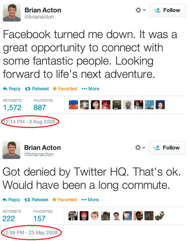 Brian Acton Tweets