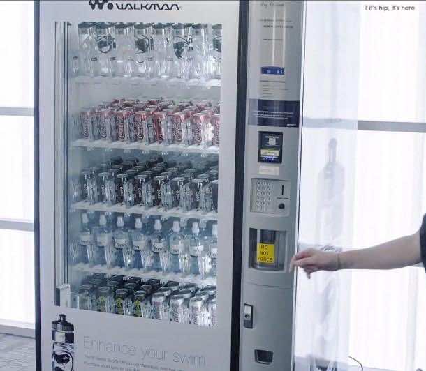 Sony sells Walkman in water bottles