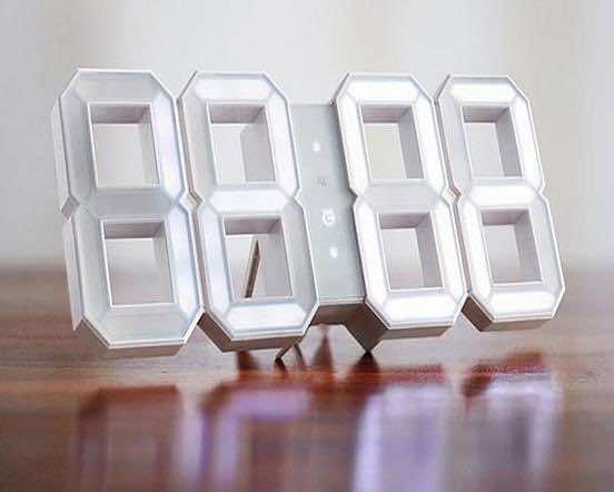 Super Cool Gadgets The White Clock
