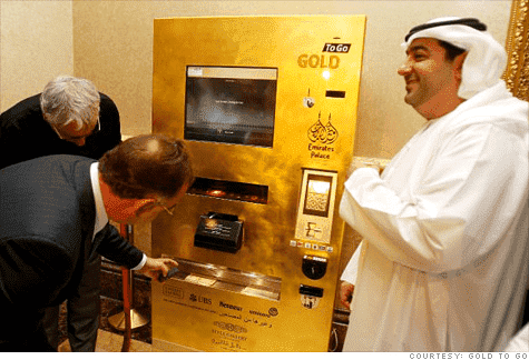 Gold To Go Vending machine
