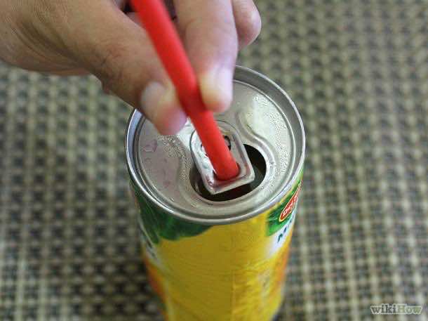 6. Soda Cans and Straws