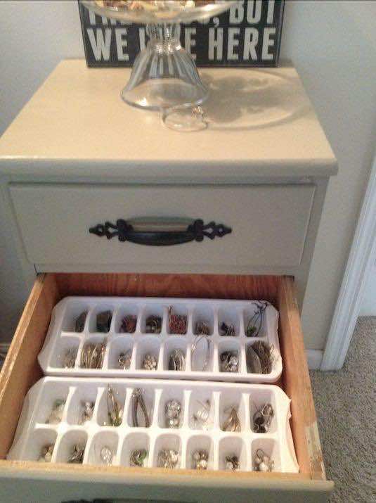 9. Ice Cube Tray Drawer Dividers