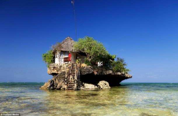 1. The Rock — Zanzibar, Africa