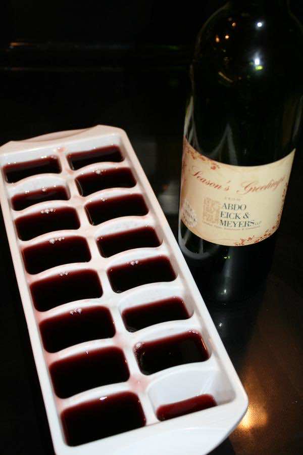 5. Freeze your leftover wine
