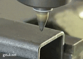 6. How holes are drilled in metal