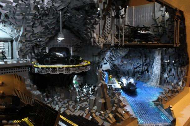 Batcave made from LEGO2