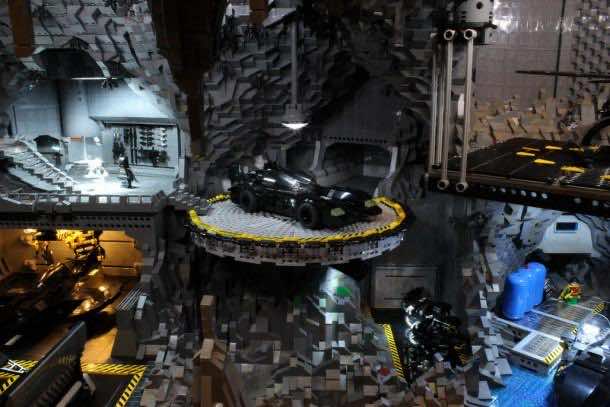 Batcave made from LEGO8