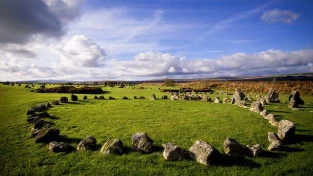 Beaghmore Stone Circles in County Tyrone, Northern Ireland