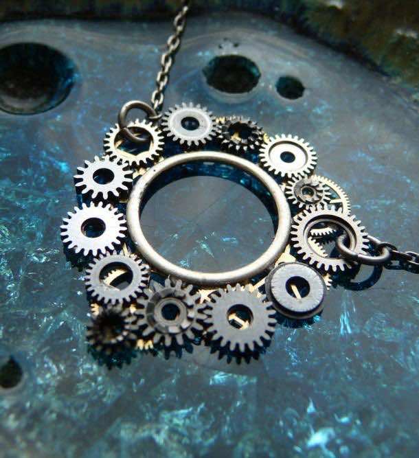 Recycled Watch Pendants (13)