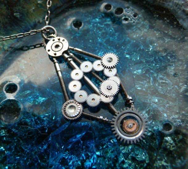 Recycled Watch Pendants (16)