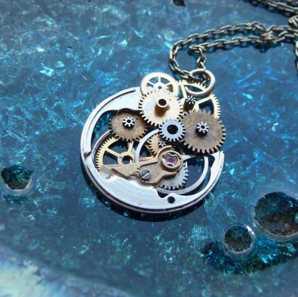 Recycled Watch Pendants (22)
