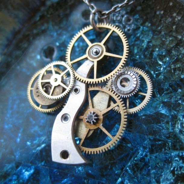 Recycled Watch Pendants