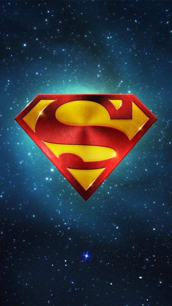 Superman-S-Shield-space-phone-wallpaper-576x1024