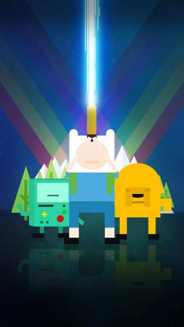 Adventure Time Starwars Wallpaper by TelephoneWallpaper.com