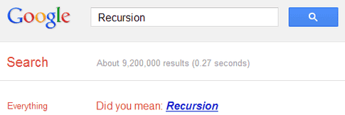 18. How to recursively search for recursion