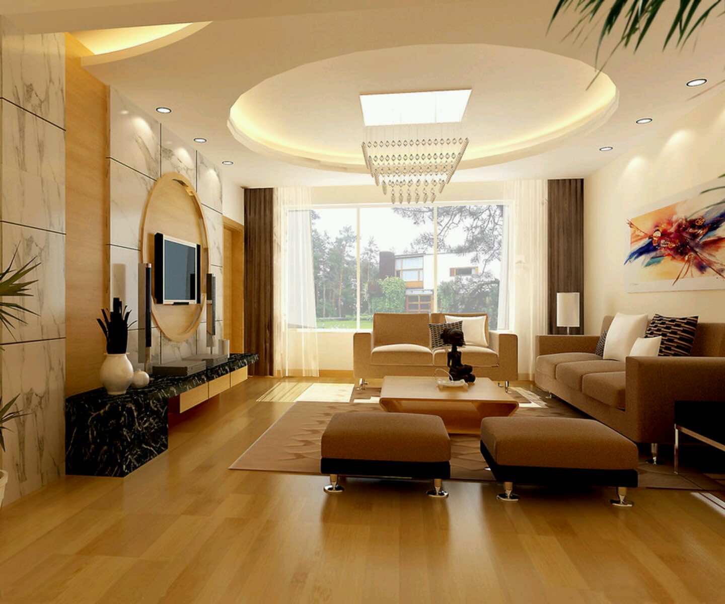 living room roof ceiling design