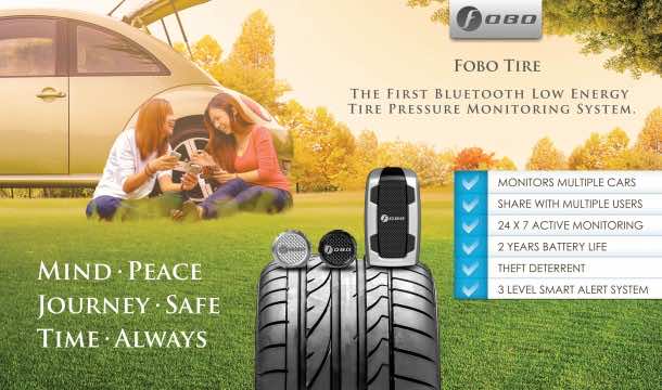 Bluetooth Tire Pressure Monitoring System by Fobo 8