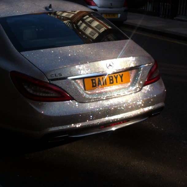 Crystal Covered Mercedes CLS 3504