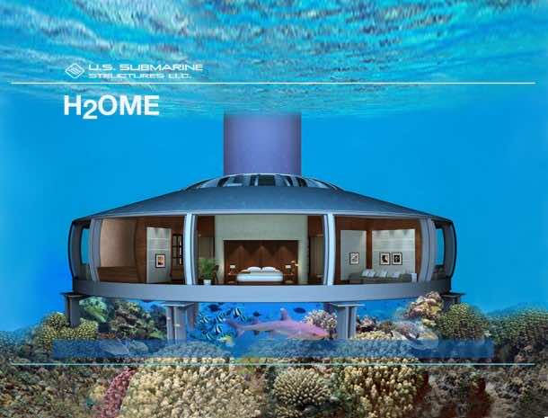 H2OME – Submerged House by US Submarine Structures