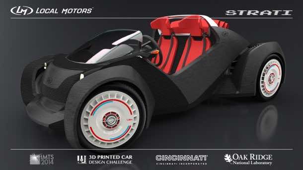 Strati by Local Motors – The First 3D Printed Car3