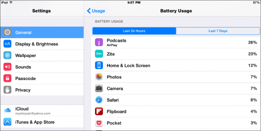 4. Find battery-hogging apps