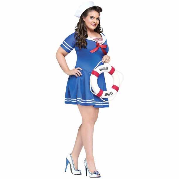 7. Plus Size Anchors Away Costume