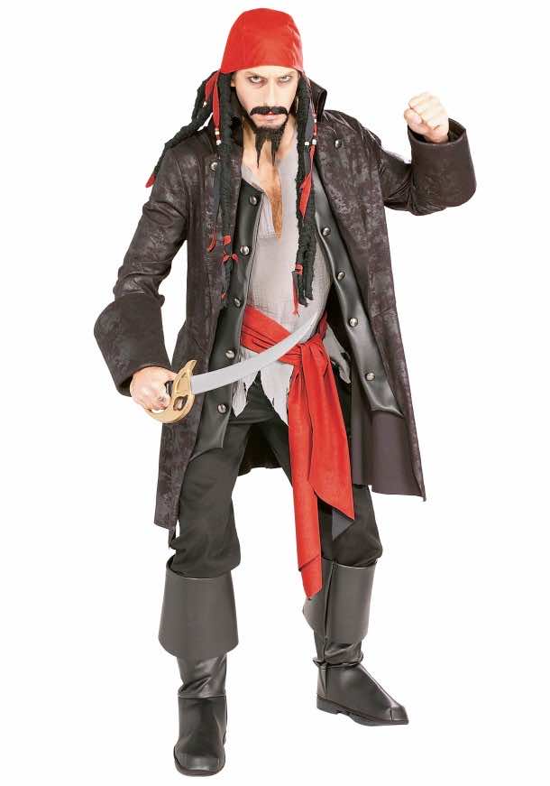8. Adult Captain Cutthroat Pirate Costume