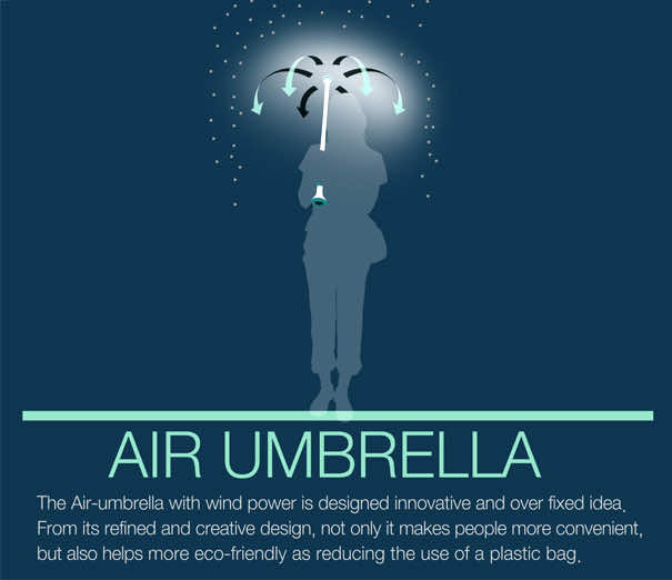 Air Umbrella - New Approach to Umbrella Design2