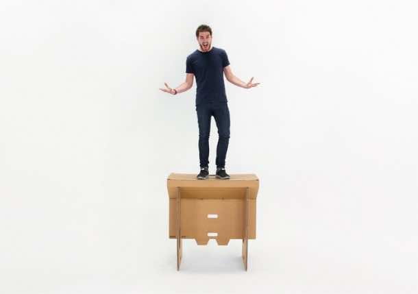 Refold's Cardboard Standing Desk3