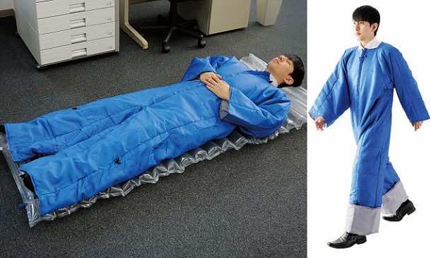 Wearable futon... for those late nights at the office!