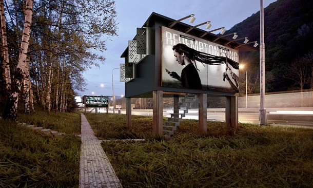Billboard with Built-in Shelter – Project Gregory6