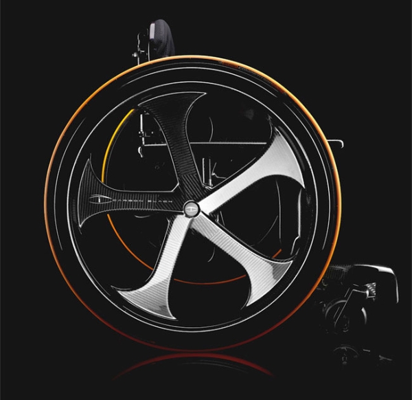 Carbon Black – Stylish Wheelchair2