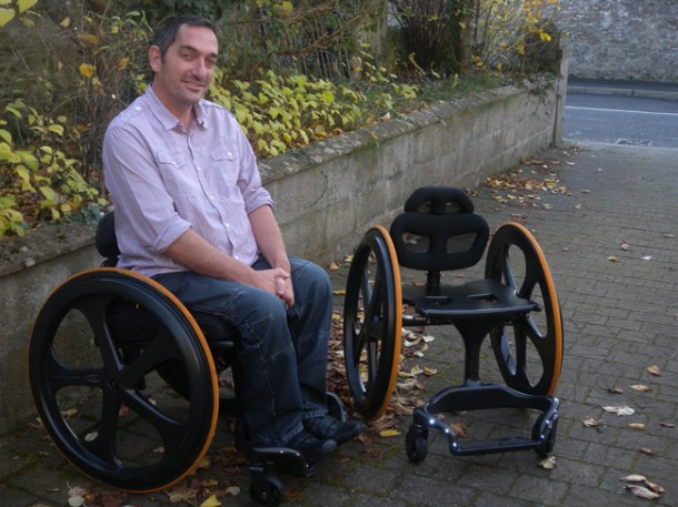 Carbon Black – Stylish Wheelchair