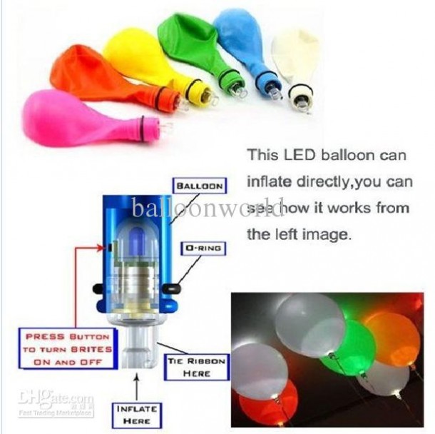 LED Balloons to Light up Your Party