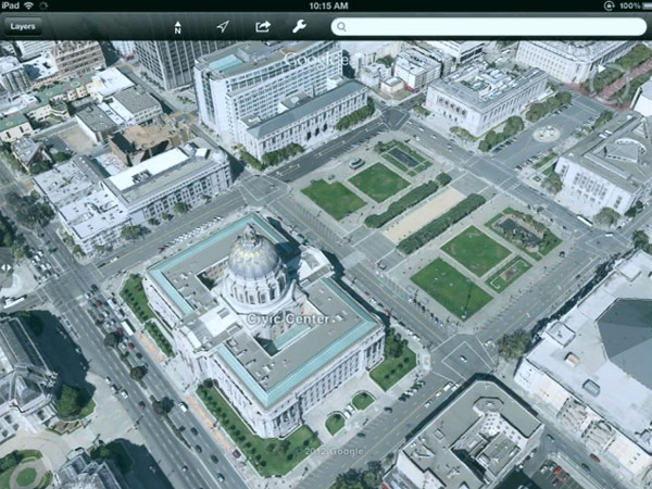 3D Imagery in Google Maps