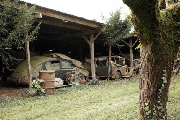 60 Rare Cars Found after 50 Years in a Barn in France 11