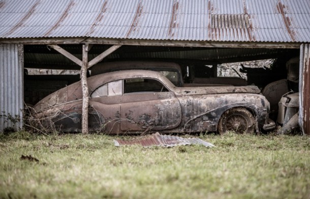 60 Rare Cars Found after 50 Years in a Barn in France 2