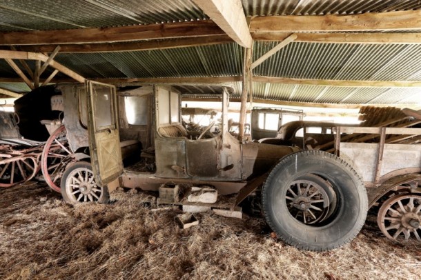 60 Rare Cars Found after 50 Years in a Barn in France 9