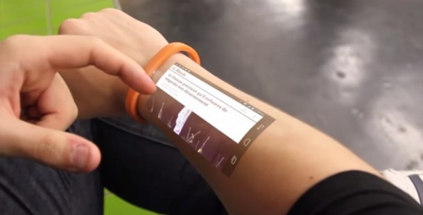 Cicret Wristband – Touchscreen on Forearm 2