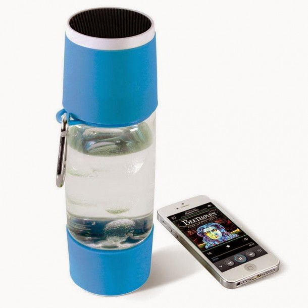 Music on The Go – Water Bottle with a Bluetooth Speaker