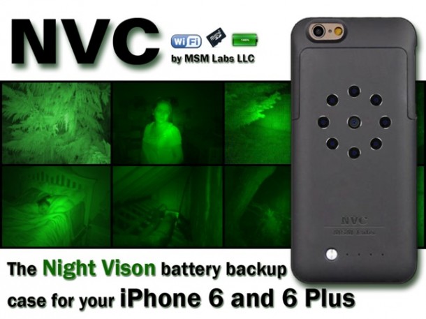NVC Case – Infrared Night Light for iPhone 6