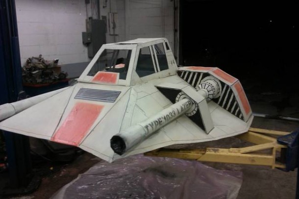 Star Wars Speeder Sled built From Duct Tape and Cardboard  8